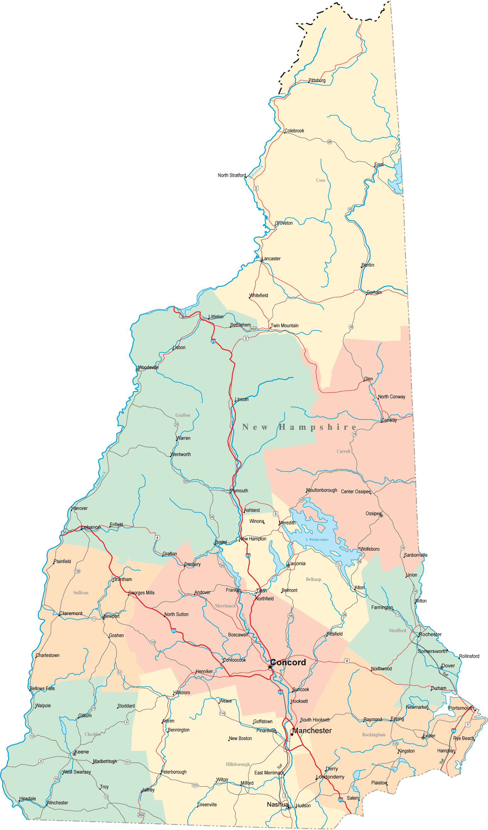 nh map